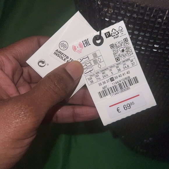 NWT Zara ZW Collection Rhinestone High Heeled Boots size 38 - Picture 13 of 15